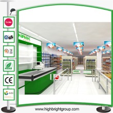 Steel Grocery Store Supermarket Shelf
